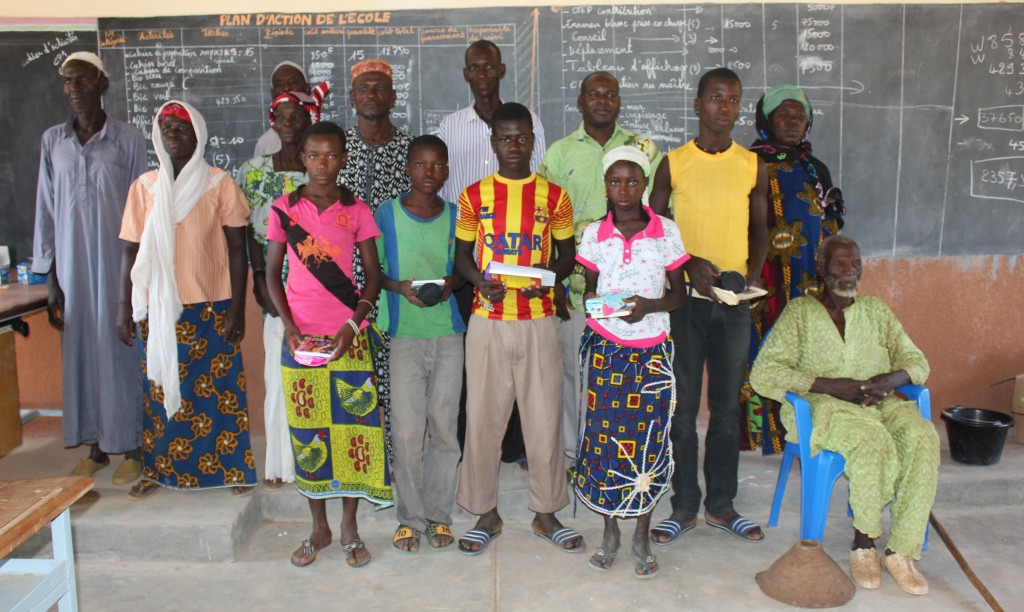 Enfants parrainés en 2014 au Burkina