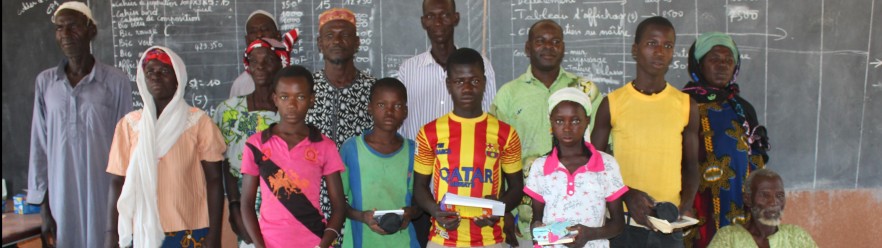 Enfants parrainés en 2014 au Burkina